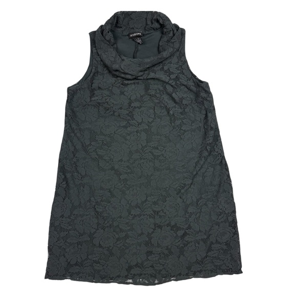 Lane Bryant Dark Gray Lace Mini Dress - Picture 1 of 7